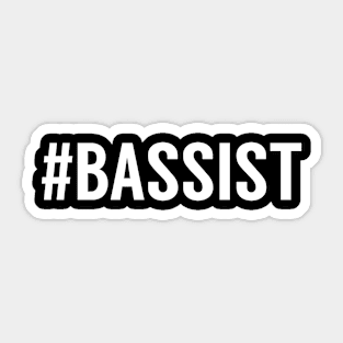 Hashtag Bassist Sticker